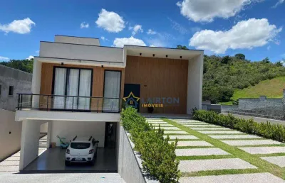 Casa moderna com 3 dormitórios à venda no condomínio quintas da boa vista em atibaia