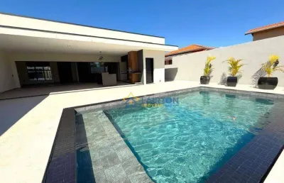 Casa térrea de alto padrão em condomínio fechado em bom jesus dos perdões, atibaia/sp