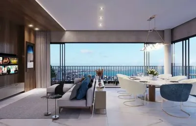 Apartamento para venda em joão pessoa, jardim oceania, 3 dormitórios, 3 suítes, 4 banheiros, 2 vagas