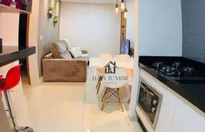 Apartamento com 2 dormitórios à venda, 52 m² por r$ 240.000,00 - caguaçu - sorocaba/sp