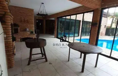 Casa com 6 suites à venda, 605 m² por r$ 3.490.000 - condomínio lago azul - araçoiaba da serra/sp