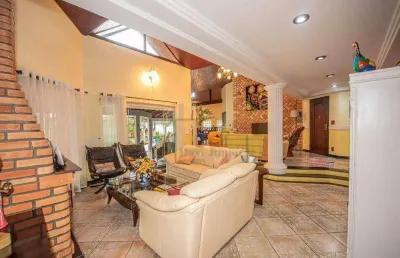 Casa com 3 dormitórios à venda, 621 m² por r$ 3.500.000,00 - condomínio aldeia da serrinha - sorocaba/sp