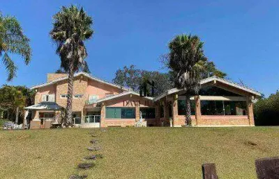 Casa com 5 dormitórios à venda, 1400 m² por r$ 21.000.000,00 - condomínio residencial lago azul - araçoiaba da serra/sp