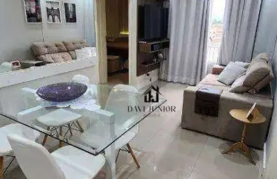 Apartamento com 2 dormitórios à venda, 47 m² por r$ 260.000,00 - jardim vera cruz - sorocaba/sp