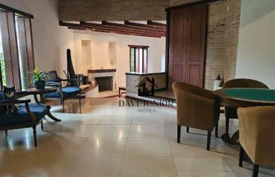 Casa com 4 dormitórios, 660 m² - venda por r$ 6.900.000,00 ou aluguel por r$ 24.877,90/mês - condomínio residencial lago azul - araçoiaba da serra/sp