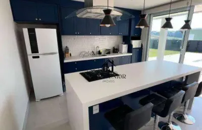 Casa com 5 dormitórios à venda, 280 m² por r$ 1.100.000 - condomínio village da serra - araçoiaba da serra/sp