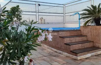 Cobertura à venda 5 quartos 1 suíte 2 vagas - santa tereza