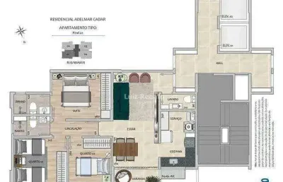 Apartamento à venda 2 quartos 1 suíte 2 vagas - são lucas