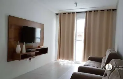Apartamento á venda, 3 suítes, 2 vagas, mobiliado, lazer completo, cond frente para praia - praia de peracanga - enseada azul, guarapari-es
