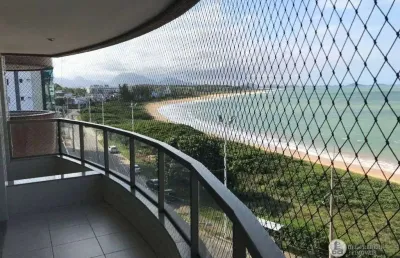 Apartamento á venda 3 quartos sendo 1 suíte, frente para praia, 120 m²  - enseada azul - guarapari-es