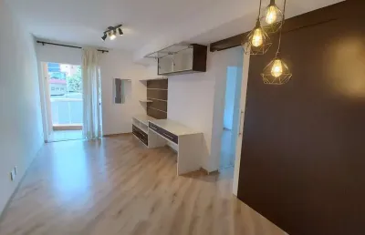 Apartamento 58m² semi mobiliado com 1 quarto 1 vaga, para locação, proximo ao shopping vila olímpia
