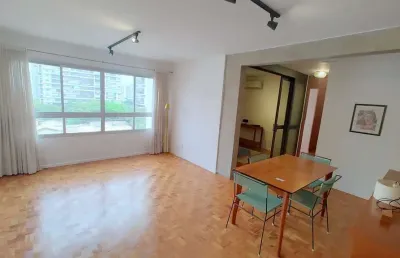 Apartamento 2 quartos, ar-condicionado, 1 vaga, para locação, brooklin/cidade monções, são paulo, s