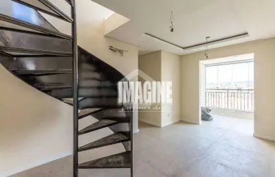Cobertura no tatuapé com 2 dorms sendo 1 suíte, 2 vagas, 102m²