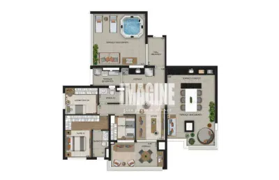 Apartamento cobertura no belém com 3 dormitórios sendo 1 suíte, 2 vagas, 157 m²