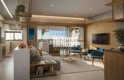 Apartamento no belém com 2 dormitórios sendo 1 suíte, 1 vaga, 91 m²