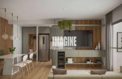 Apartamento no belém com 2 dormitórios sendo 1 suíte, 1 vaga, 74 m²