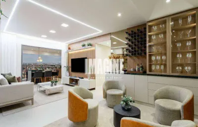 Apartamento na cidade patriarca com 3 dormitórios sendo 3 suítes, 2 vagas, 110 m²