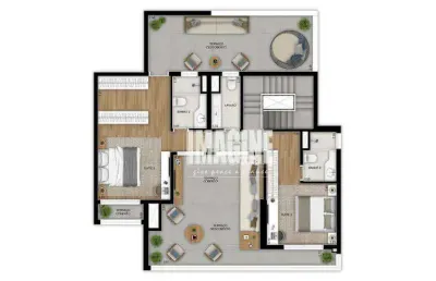 Cobertura na vila prudente com 3 dormitórios sendo 3 suítes, 2 vagas, 206 m²