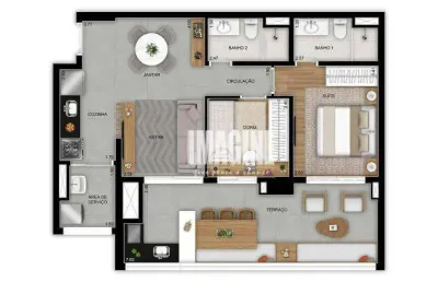 Apartamento na vila prudente com 2 dormitórios sendo 1 suíte, 1 vaga, 77 m²