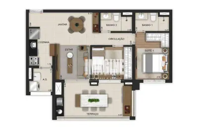 Apartamento na vila prudente com 2 dormitórios sendo 1 suíte, 1 vaga, 73 m²