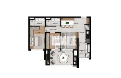 Apartamento na vila prudente com 2 dormitórios sendo 1 suíte,  1 vaga, 71 m²