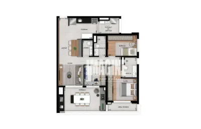 Apartamento na vila prudente com 3 dormitórios sendo 1 suíte, 1 vaga, 100 m²