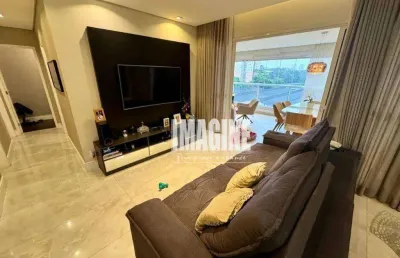 Apartamento no tatuapé com 3 dormitórios sendo 3 suítes, varanda gourmet, 2 vagas, 123 m²