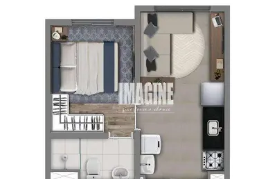 Apartamento com 1 dormitório à venda, 25 m² - belém - são paulo/sp