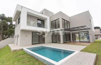 Casa em condomínio fechado com 4 quartos à venda na rua inácio wichnewski, 920, orleans, curitiba por r$ 4.950.000