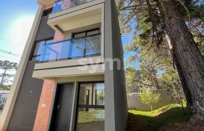 Casa em condomínio fechado com 3 quartos à venda na estrada guilherme weigert, 424, santa cândida, curitiba por r$ 996.000