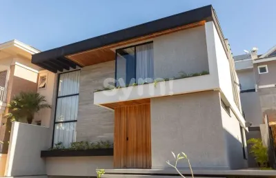 Casa em condomínio fechado com 3 quartos à venda na rua doutor lubumir viergbiski, 220, campo comprido, curitiba por r$ 3.085.000