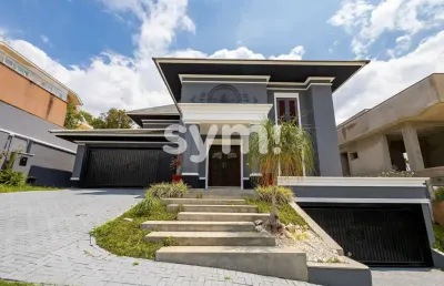 Casa em condomínio fechado com 5 quartos à venda na rua domingos gulin, 111, santa felicidade, curitiba por r$ 3.950.000