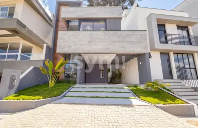 Casa em condomínio fechado com 3 quartos à venda na rua irma schreiner maran, 475, santa cândida, curitiba por r$ 950.000
