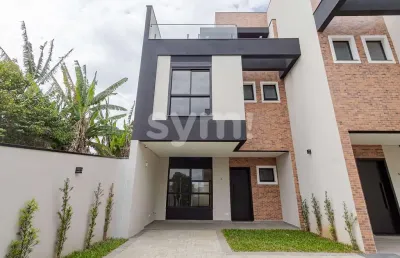 Casa em condomínio fechado com 3 quartos à venda na rua joão batista casagrande, 140, butiatuvinha, curitiba por r$ 995.000