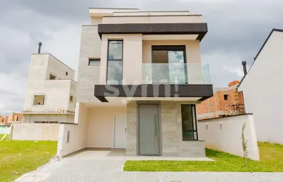 Casa em condomínio fechado com 3 quartos à venda na rua irma schreiner maran, 503, santa cândida, curitiba por r$ 1.290.000