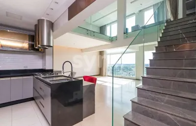 Apartamento com 4 quartos para alugar na rua professor pedro viriato parigot de souza, 3565, campo comprido, curitiba por r$ 13.500