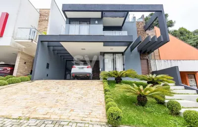 Casa em condomínio fechado com 4 quartos à venda na rua fernando de noronha, 3450, santa cândida, curitiba por r$ 2.490.000