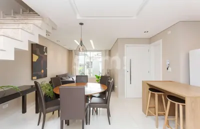 Casa em condomínio fechado com 3 quartos à venda na rua josé antônio leprevost, 1483, santa cândida, curitiba por r$ 850.000