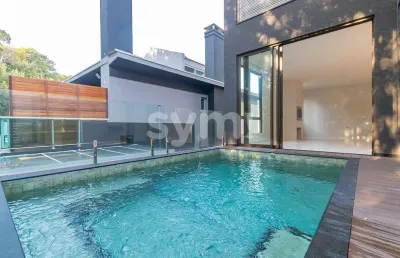 Casa em condomínio fechado com 4 quartos à venda na rua doutor lubumir viergbiski, 220, campo comprido, curitiba por r$ 2.990.000
