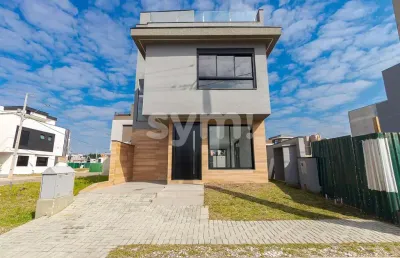 Casa em condomínio fechado com 3 quartos à venda na rua irma schreiner maran, 503, santa cândida, curitiba por r$ 1.290.000
