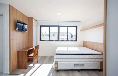 Apartamento com 1 quarto para alugar na rua desembargador westphalen, 1627, rebouças, curitiba por r$ 2.400