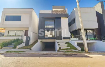 Casa em condomínio fechado com 3 quartos à venda na rua irma schreiner maran, 475, santa cândida, curitiba por r$ 1.697.000