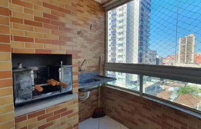 Apartamento com 2 dormitórios à venda, 70 m² por r$ 390.000,00 - vila assunção - praia grande/sp