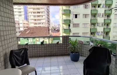 Apartamento à venda, 107 m² por r$ 570.000,00 - tupi - praia grande/sp