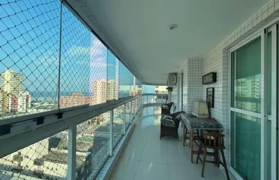 Apartamento com 3 dormitórios à venda, 162 m² por r$ 860.000,00 - tupi - praia grande/sp