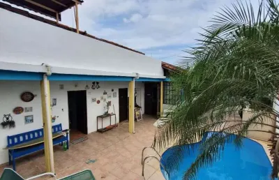 Pousada com 8 dormitórios à venda, 268 m² por r$ 1.400.000,00 - jardim aclimação - praia grande/sp