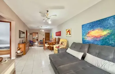 Apartamento com 3 dormitórios à venda, 130 m² por r$ 750.000,00 - tupi - praia grande/sp