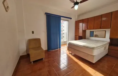 Apartamento com 1 dormitório para venda ou locação vilamar - praia grande/sp