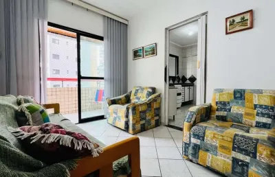 Apartamento com 1 dormitório à venda, 51 m² por r$ 270.000,00 - aviação - praia grande/sp