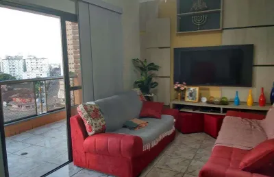 Apartamento com 2 dormitórios à venda, 111 m² por r$ 640.000,00 - vila caiçara - praia grande/sp